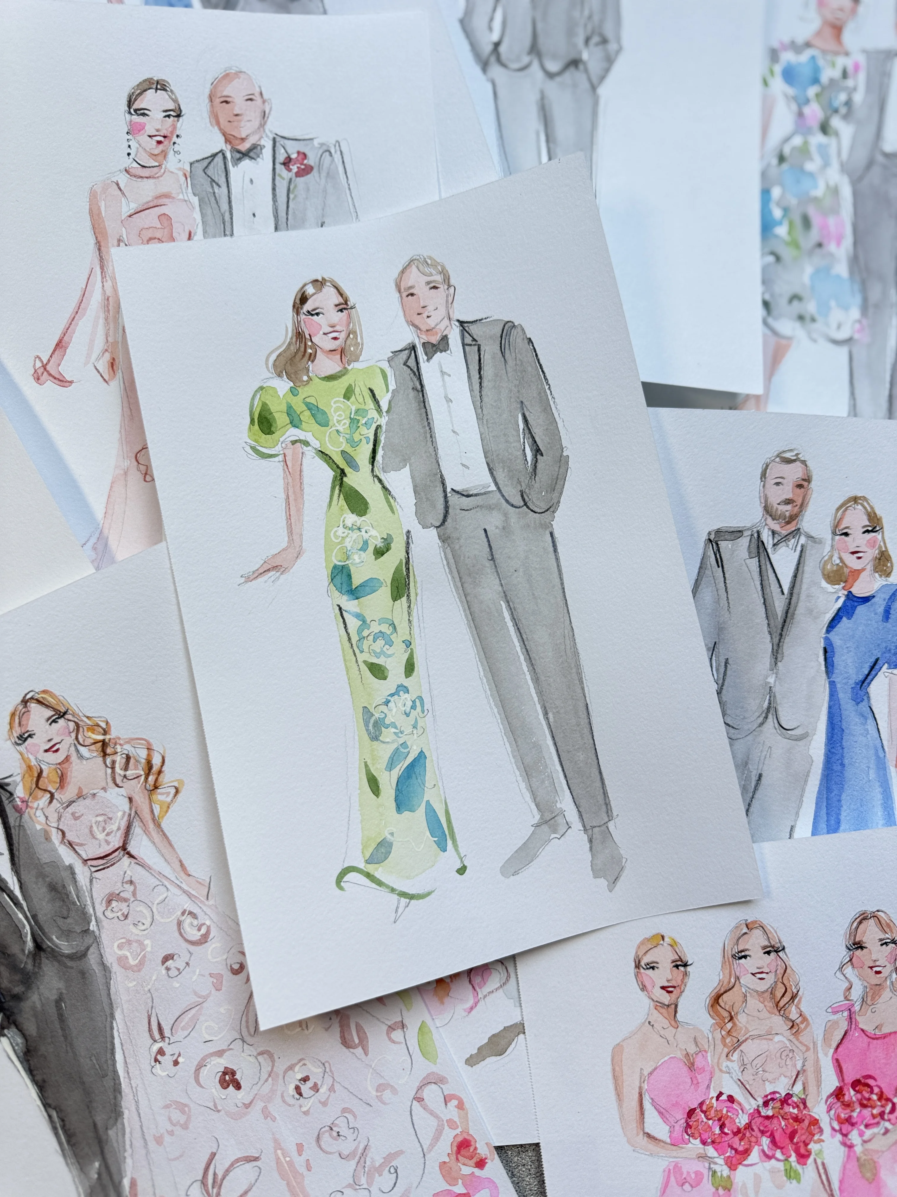 Finished wedding artwork reveal