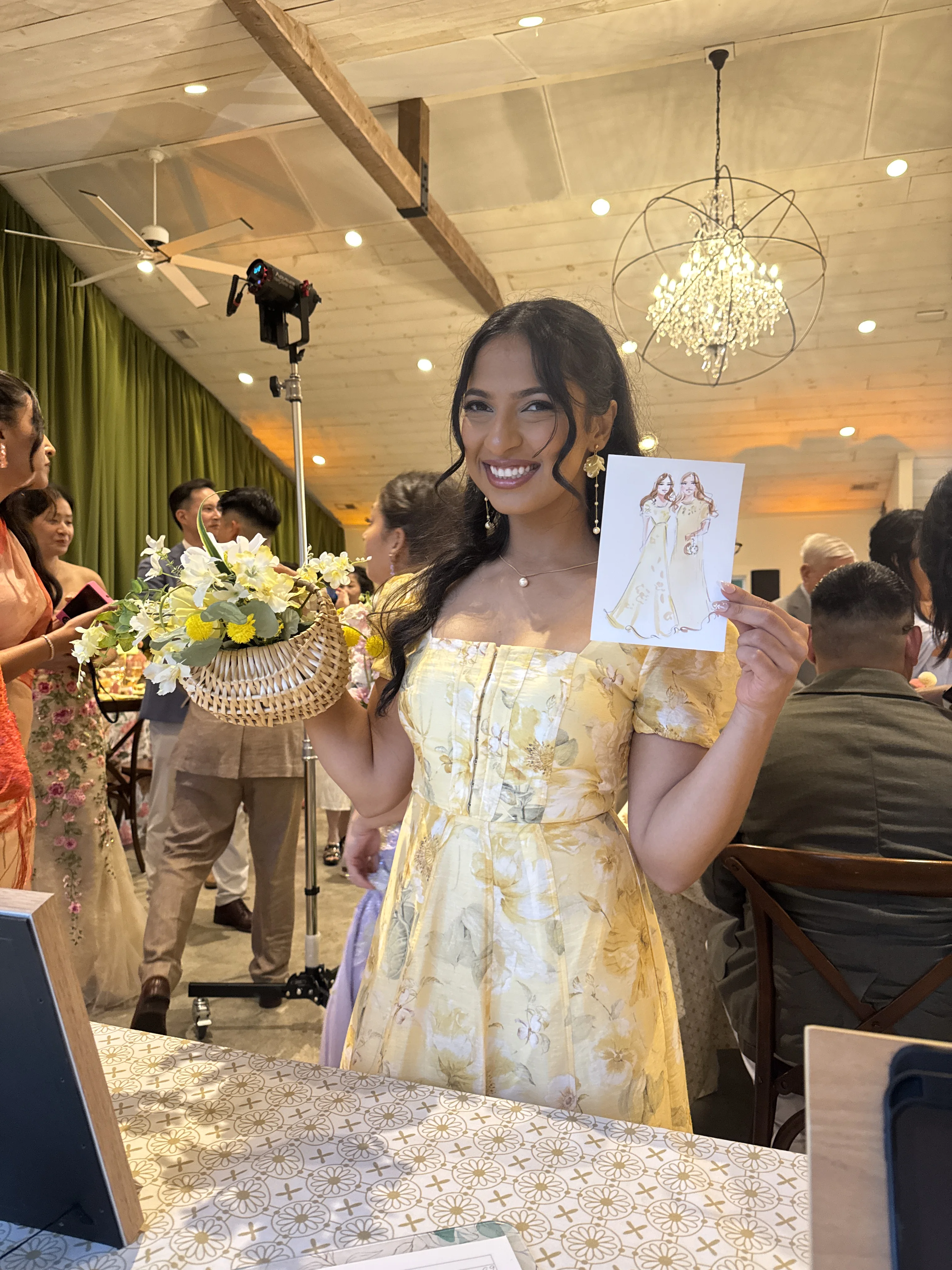 Finished wedding painting