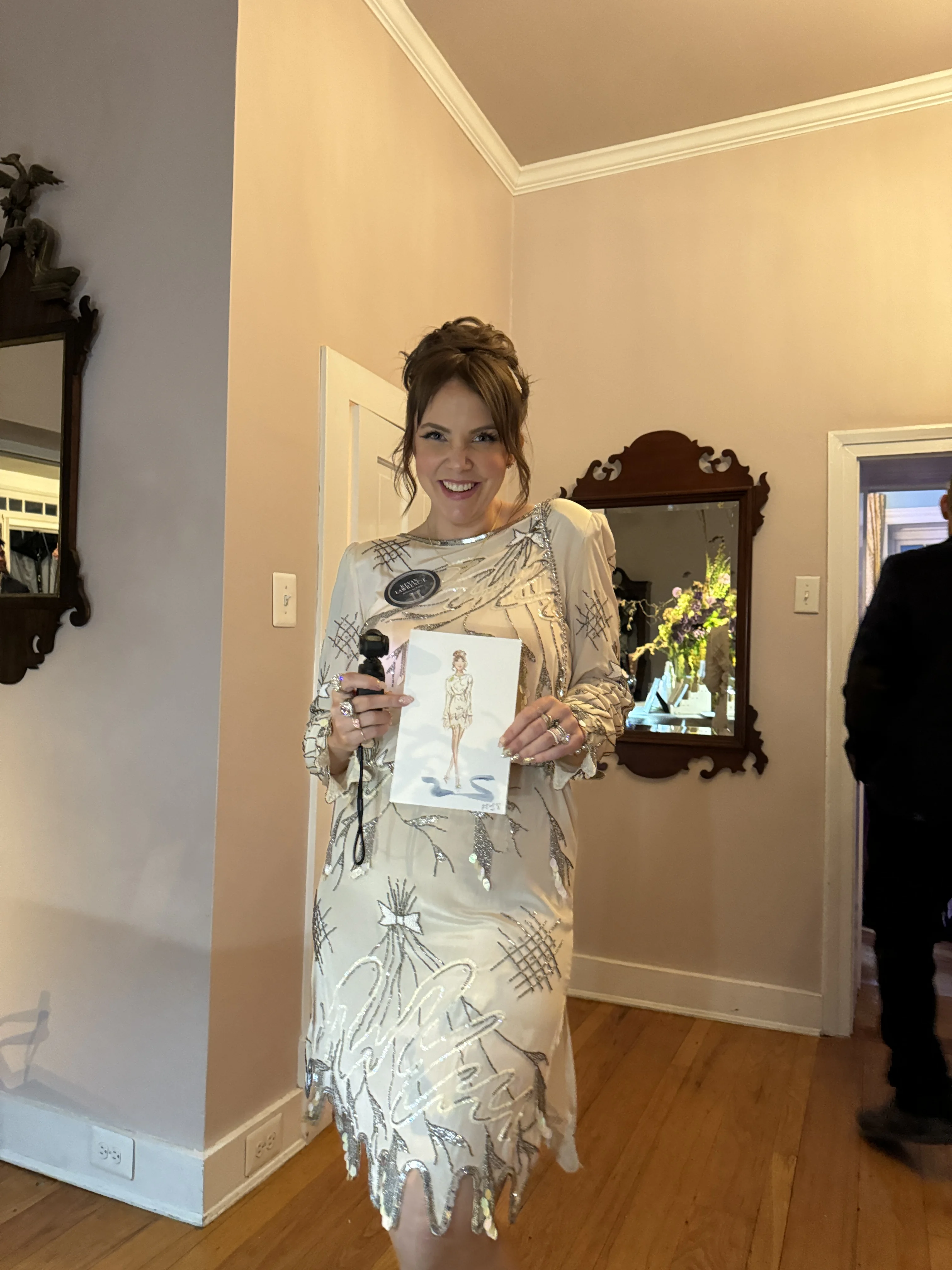 Luxury event live artist setup